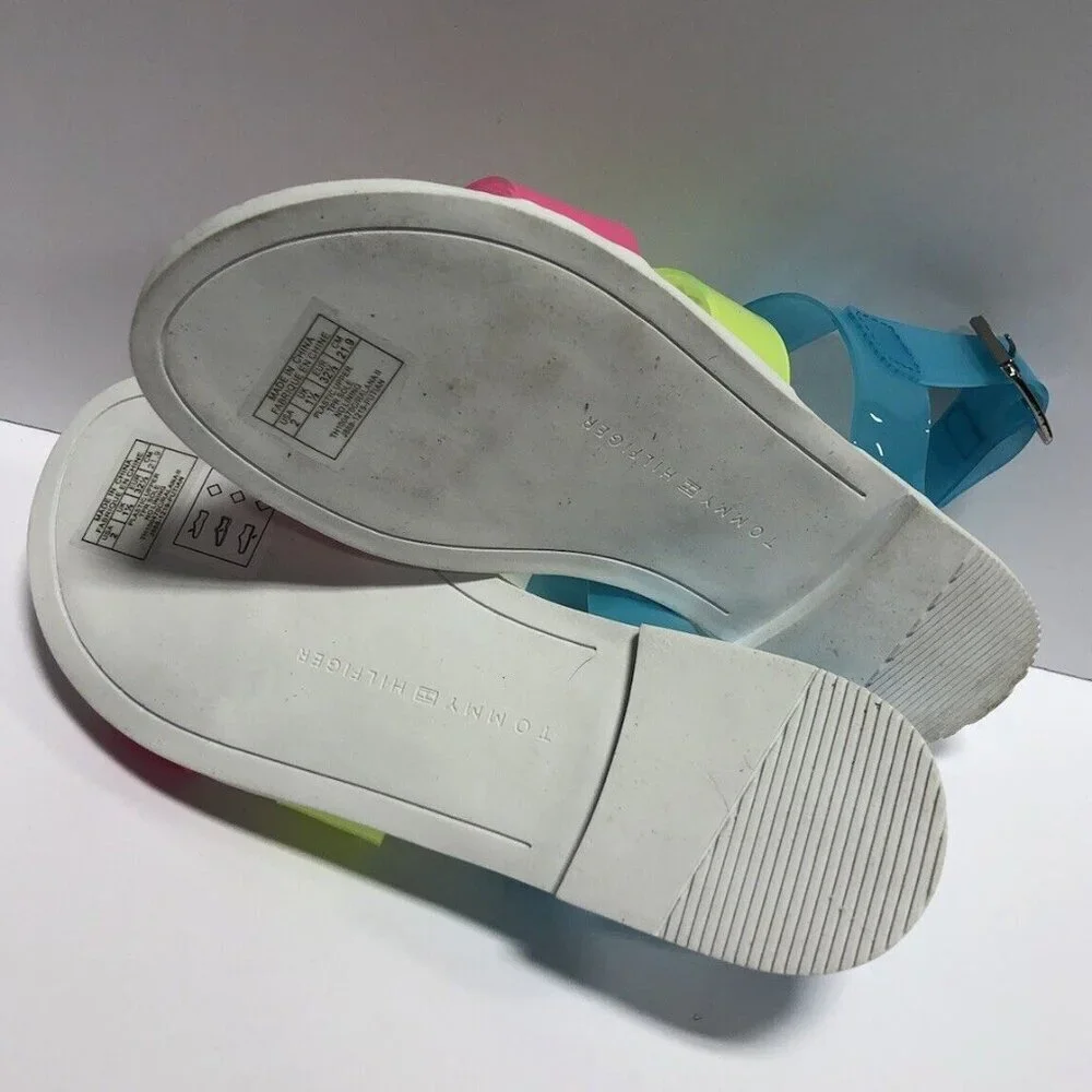 Tommy Hilfiger Big Kids' Ralana II Sandal Multi, Girls' Size 2 M